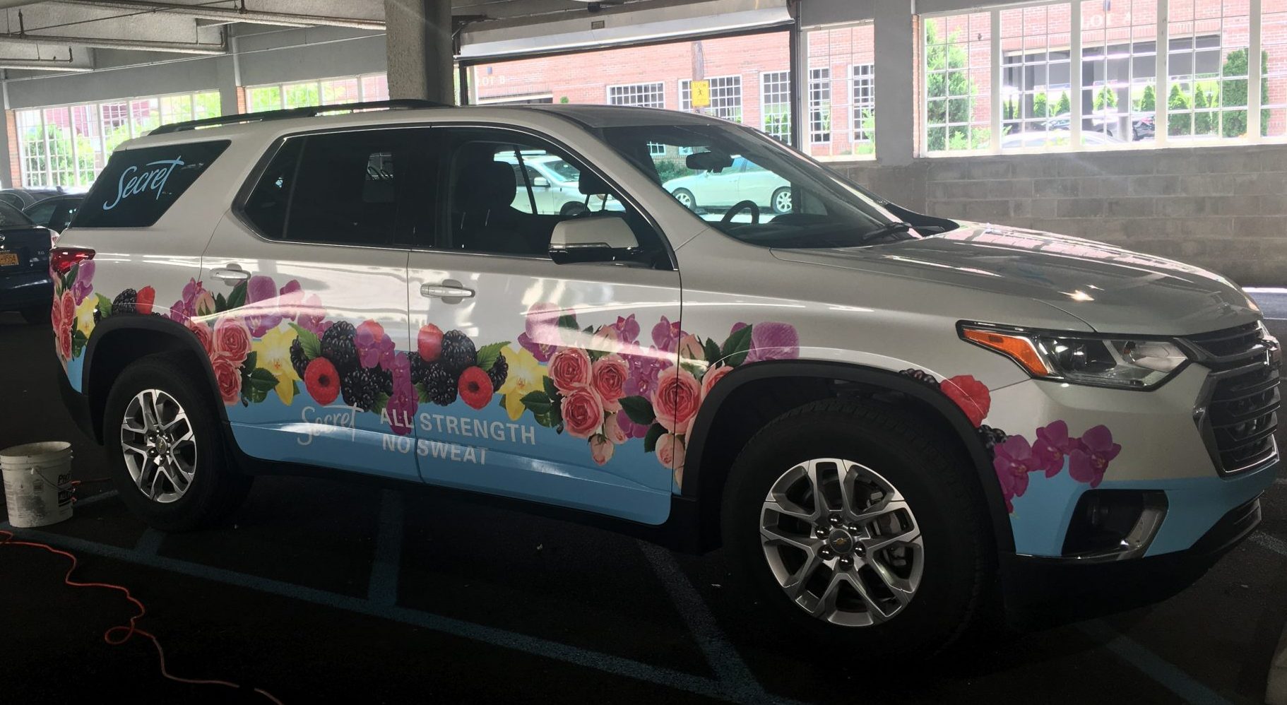 Partial Vehicle Graphics for Event in NYC